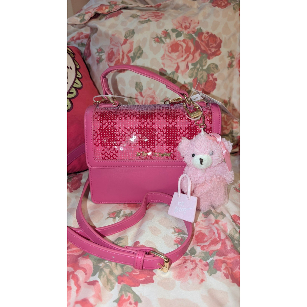 NWT Betsey Johnson small Valentine's crossbody